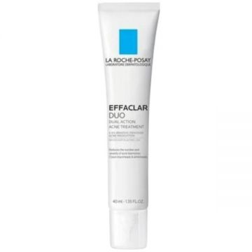 Crema de fata anti-imperfectiuni pentru ten gras cu tendinta acneica La Roche-Posay Effaclar Duo+, 40 ml