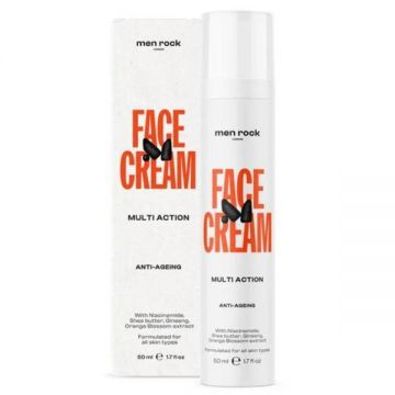 Crema de fata Men Rock Face Cream Multi-Action Anti Ageing, 50 ml