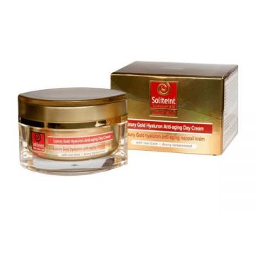 Cremă de zi anti-îmbătrânire Soliteint Luxury Gold, 50 ml