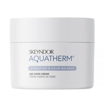 Crema Emolienta pentru Ingrijirea Zilnica a Tenului Sensibil Matur - Skeyndor Aquatherm Age Signs Cream, 50 ml