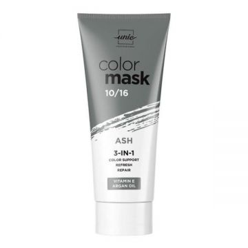 Masca nuantatoare 3 in 1 cenusiu 10/16 Color Mask Crystal Unic Professional, 250 ml