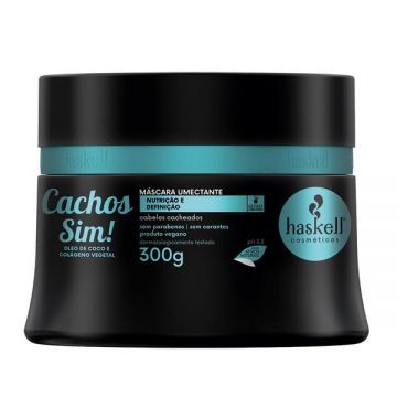 Masca pentru par cret, Cachos Sim, Haskell, 300 g