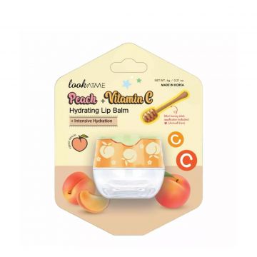 Peach + vitamin c hydrating lip balm 6 gr