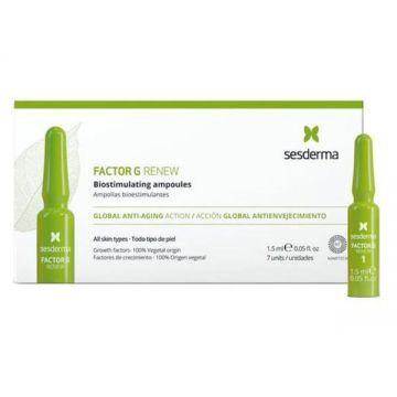 Tratament intensiv de intinerire Sesderma Factor G Renew, 7 fiole x 1.5 ml