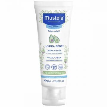 Crema de fata hidratanta Mustela Hydra Bebe, 40ml Crema de fata hidratanta Mustela Hydra Bebe, 40ml