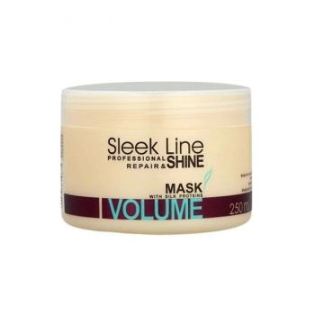 SLEEK LINE VOLUME REPAIR & SHINE MASCA PENTRU PAR FARA VOLUM (Optiuni de comanda: 250ml)