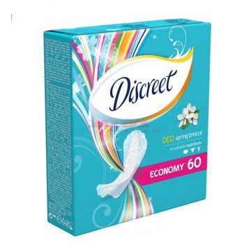 DISCREET DEO SPRING BREEZE MULTIFORM ABSORBANTE ZILNICE (Optiuni de comanda: Set 20 bucati)