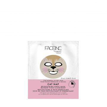 Cat nap brightening sheet mask-revitalising and skin energising 25 ml