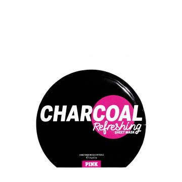 Pink charcoal refreshing sheet face mask 20 ml