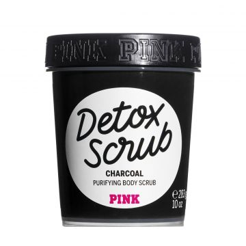 Pink detox scrub charcoal -purifying body scrub 283 gr