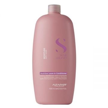 Balsam Hidratant fara Clatire pentru Par Uscat - Alfaparf Milano Semi Di Lino Moisture Nutritive Leave-in Conditioner, 1000ml