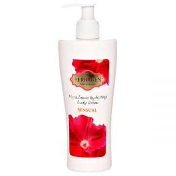 Lapte de Corp cu Ulei de Macadamia Sensual Herbagen, 200ml